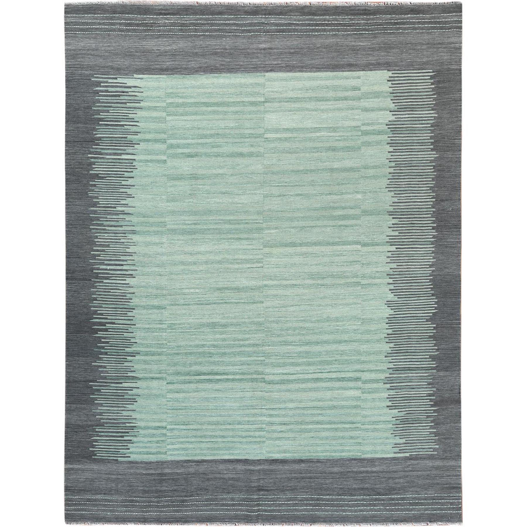 Modern & Contemporary Wool Hand-Woven Area Rug 8'2